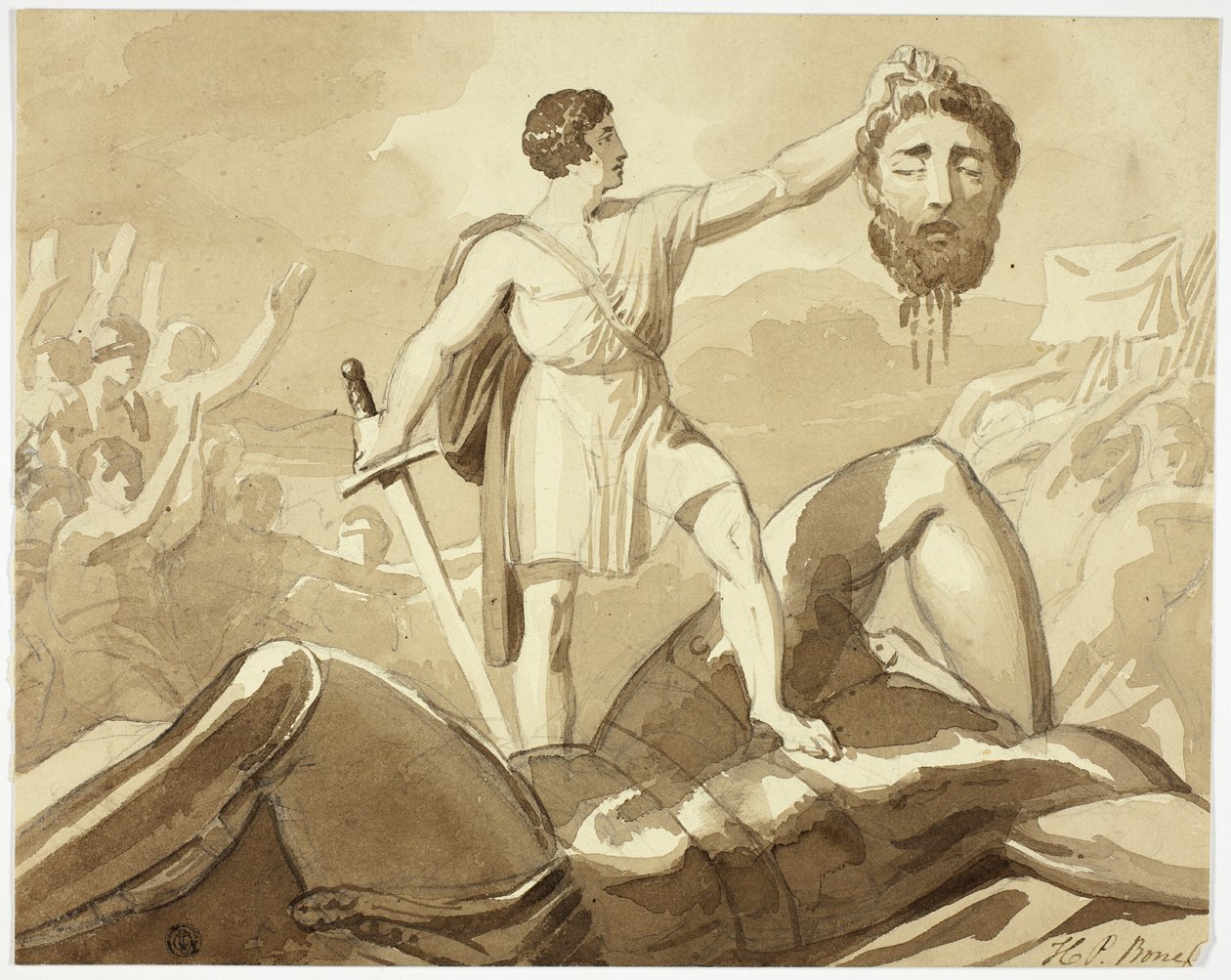 Dávid és Góliát alkotó: Henry Pierce Bone