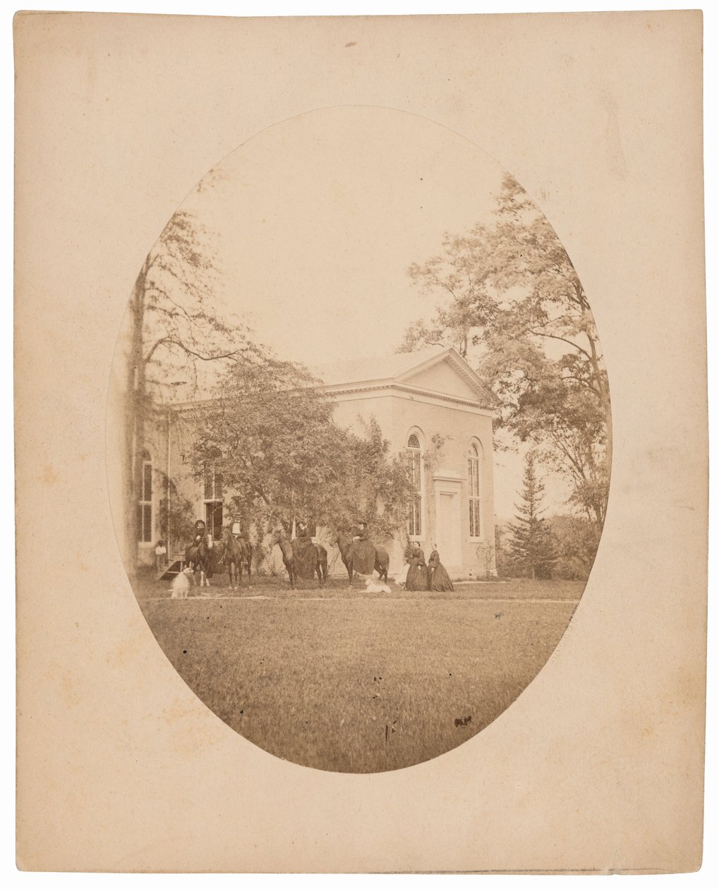 Doughoregan Manor, Maryland,c. 1860 (fénykép) alkotó: Henry Pollock