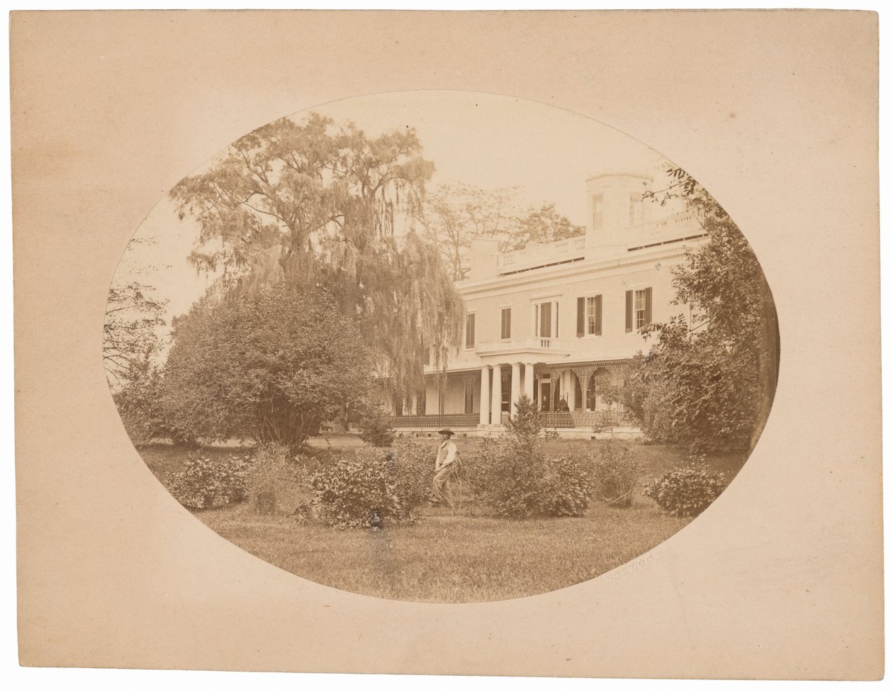 Doughoregan Manor, Maryland,c. 1860 (fénykép) alkotó: Henry Pollock