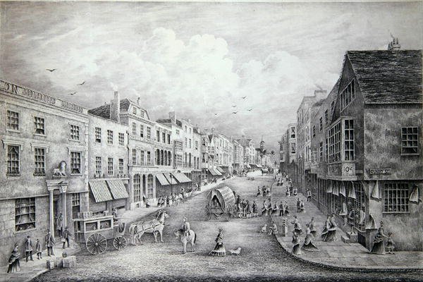 The High Street, Guildford, Surrey alkotó: Henry Prosser