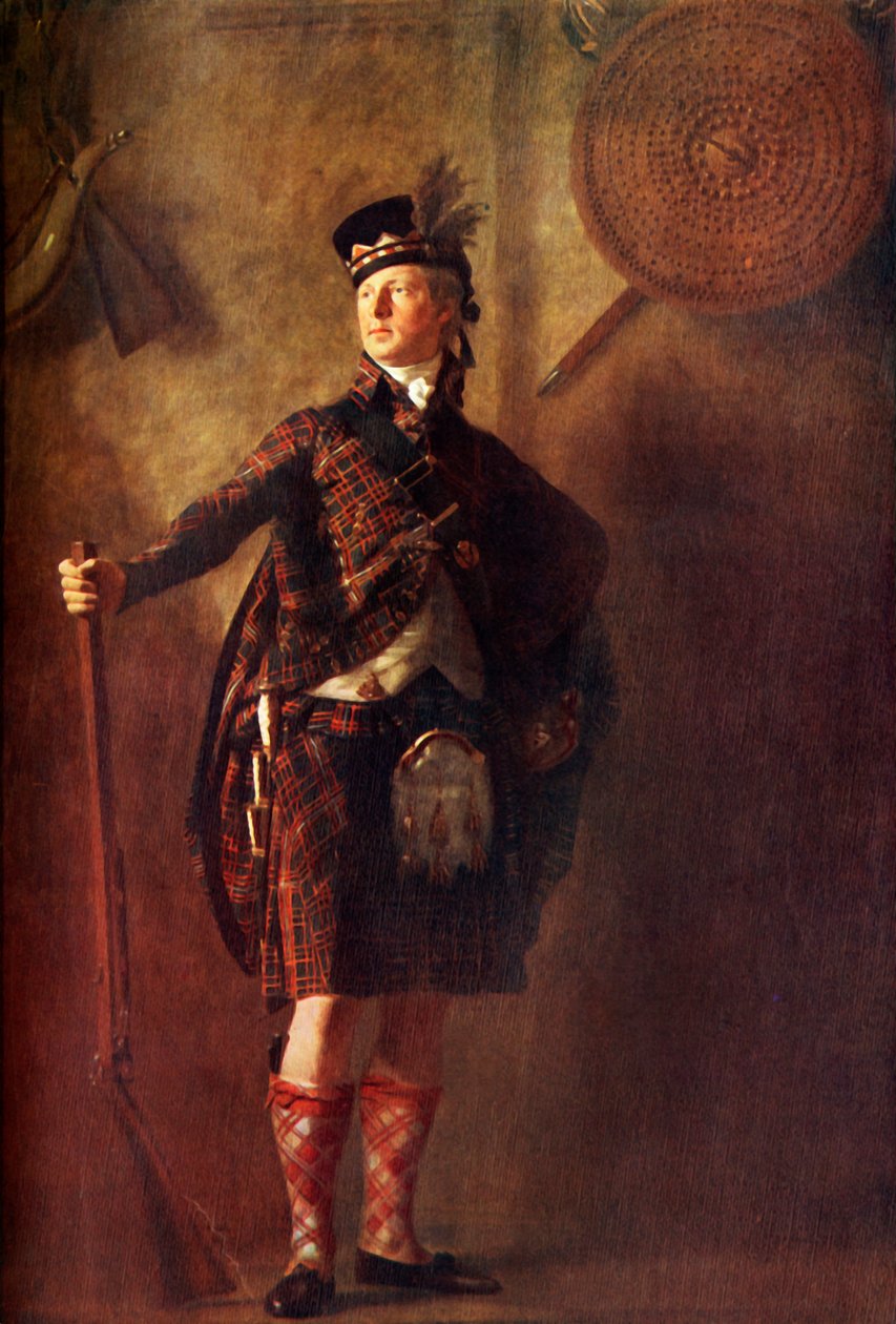 Alastair MacDonell Glengarry ezredes, 1812, 1924. alkotó: Henry Raeburn