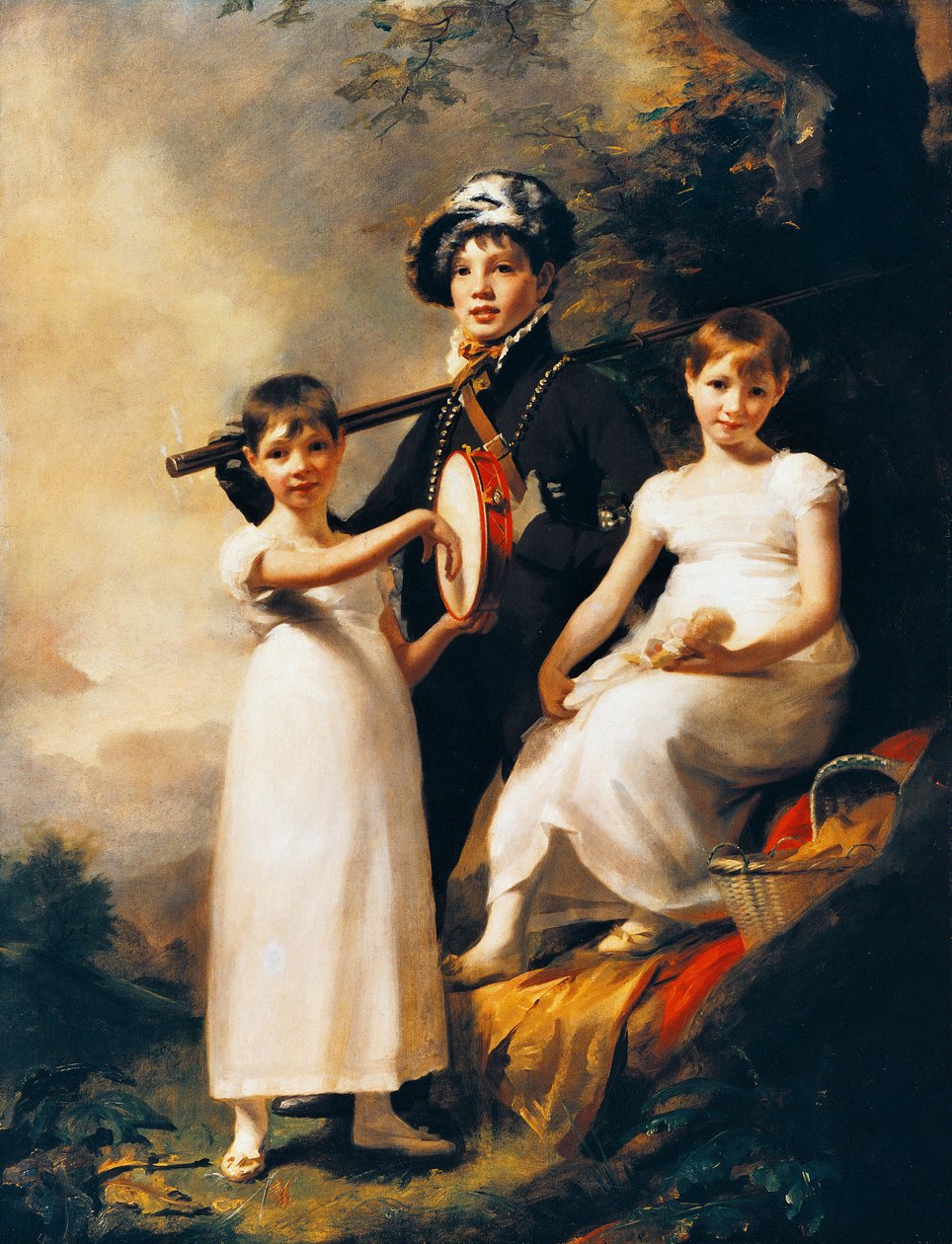 Elphinston gyermekei, kb 1814, Henry Raeburn (1756-1823) festménye, olaj, vászon alkotó: Henry Raeburn