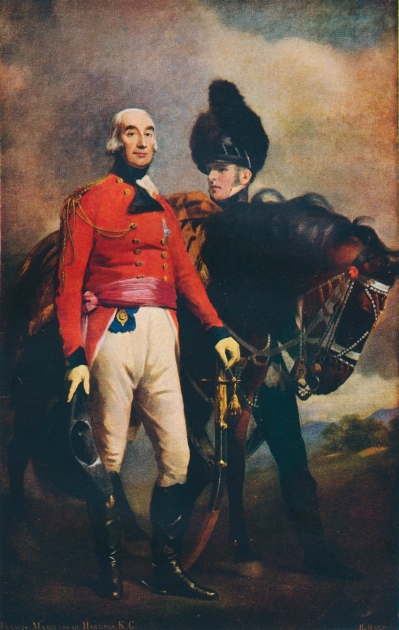 Francis Rawdon-Hastings tábornok, Moira 2. grófja, később Hastings 1. márquess, c1813 alkotó: Henry Raeburn