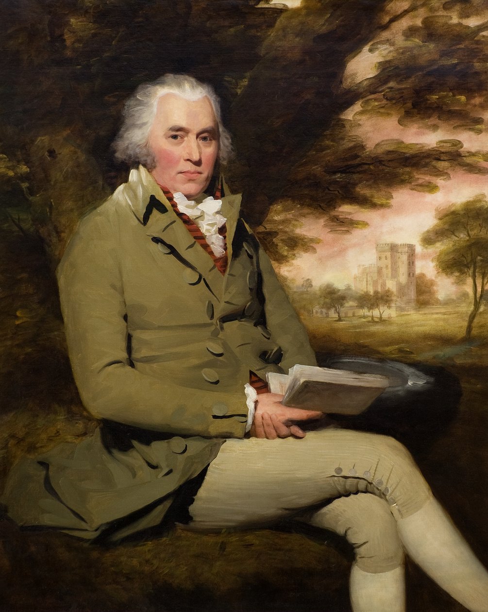 George Paterson, Castle Huntly, 1790 körül (olaj, vászon) alkotó: Henry Raeburn