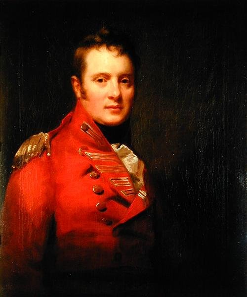 Alexander Campbell Possil ezredes portréja (olaj, vászon) alkotó: Henry Raeburn