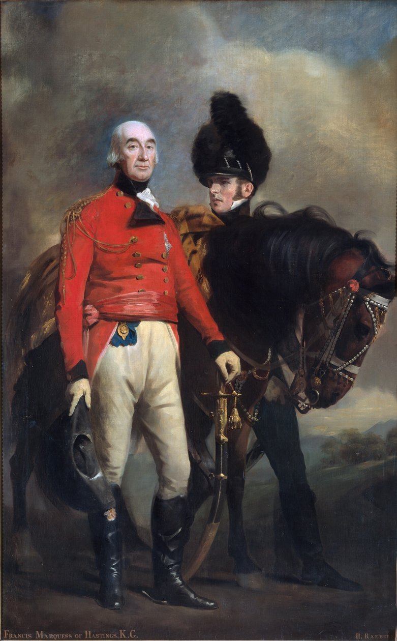 Sir Francis Rawdon-Hastings, Moira 2. grófja, 1813 körül alkotó: Henry Raeburn