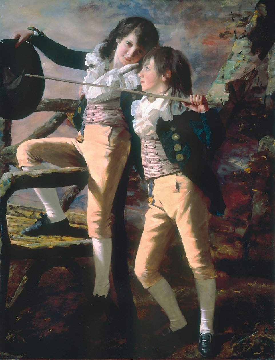 Az Allen testvérek (James és John Lee Allen portréja) alkotó: Henry Raeburn