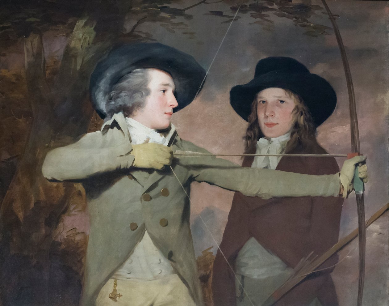 Az íjászok, 1789-90 körül (olaj, vászon) alkotó: Henry Raeburn