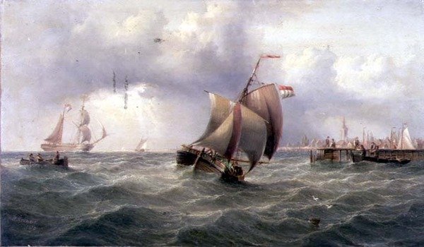 Holland rózsaszín a mólóról alkotó: Henry Redmore