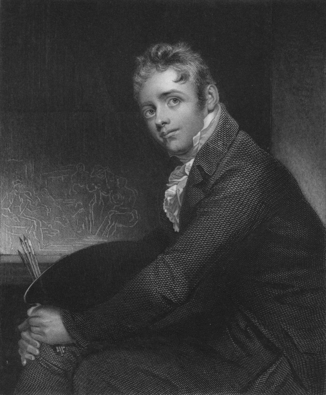 David Wilkie, Esq. R.A., 1834. alkotó: Henry Robinson