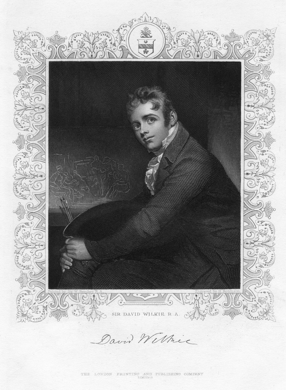 Sir David Wilkie 1785-1841, skót festő, XIX. alkotó: Henry Robinson
