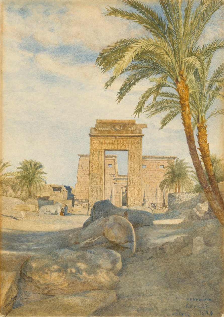A karnaki templom alkotó: Henry Roderick Newman