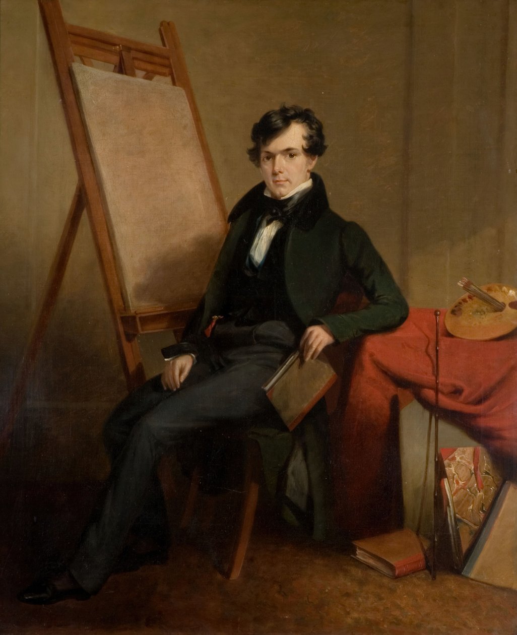 A művész arcképe Önarckép, 1826-1828. alkotó: Henry Room