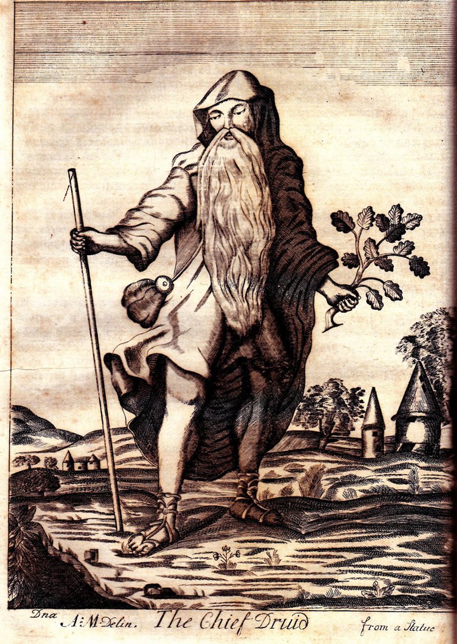 A fődruida a Mona Antiqua Restauratából, 1723 alkotó: Henry Rowlands