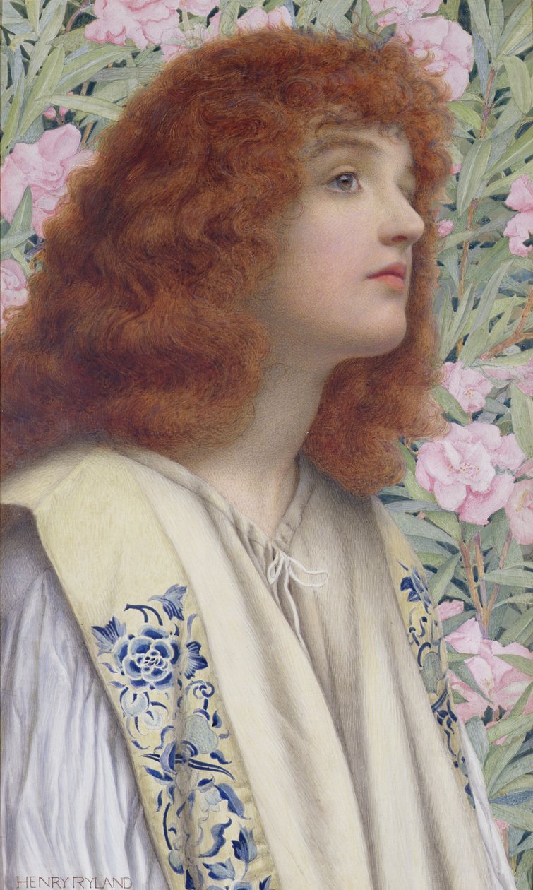 Oleander, 1890 körül alkotó: Henry Ryland
