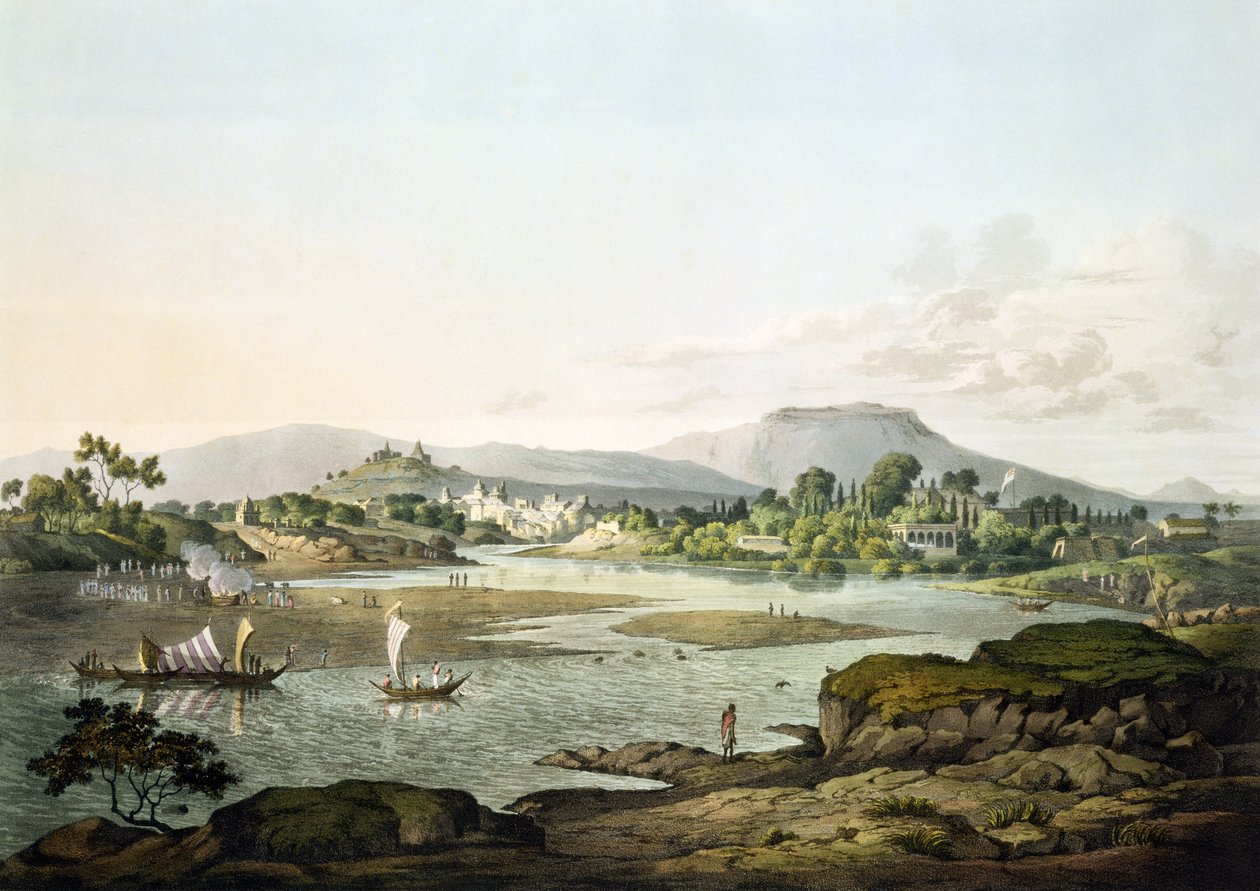 Poonah, XIII. tábla, metszett: Daniel Havell (1785-1826) 1809 alkotó: Henry Salt