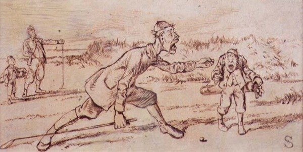 Shouting at the Caddie, illusztráció a 