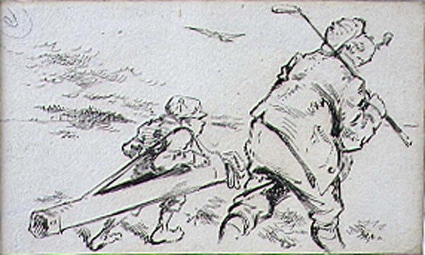 The Bumbling Golfer, illusztráció a 