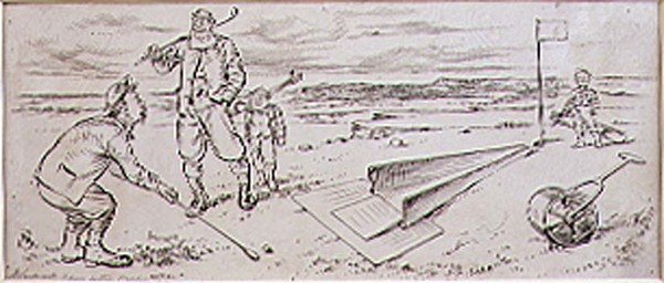 The Guided Golfer, illusztráció a 