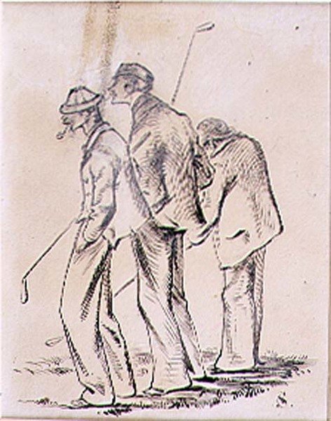 The Lethargic Golfers, illusztráció a 