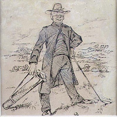 The Pensive Golfer, illusztráció a 
