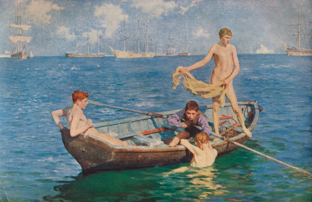"August Blue", 1893, 1935 alkotó: Henry Scott Tuke