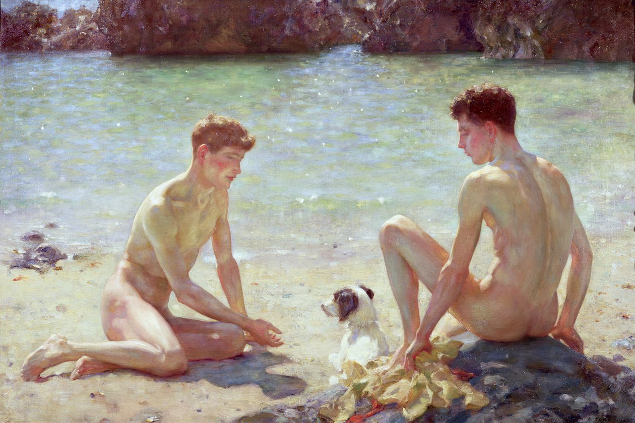 Elvtársak, 1924 alkotó: Henry Scott Tuke