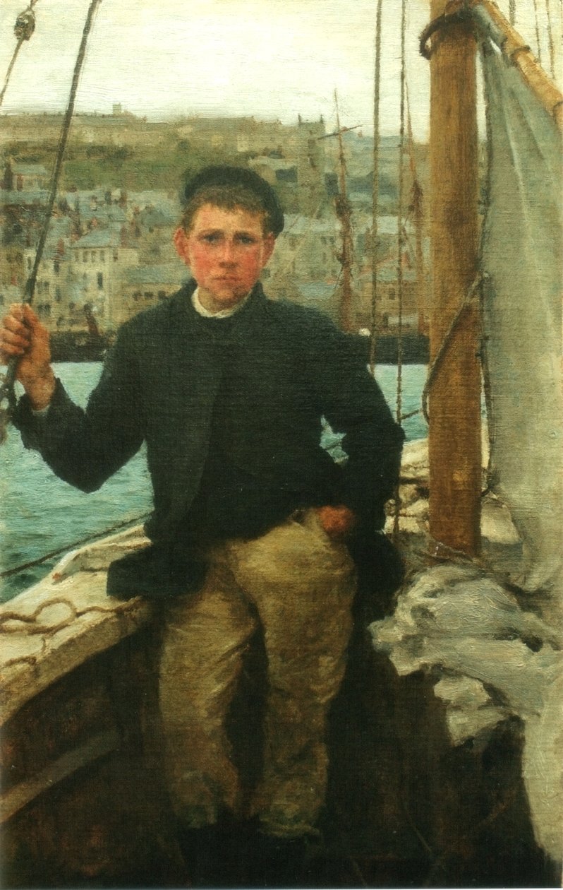 Jack Rolling portréja alkotó: Henry Scott Tuke