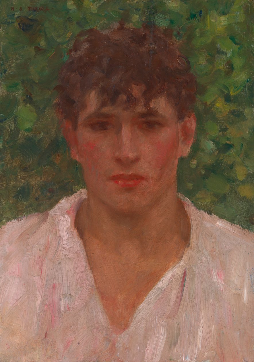 Nicola Luciani portréja alkotó: Henry Scott Tuke