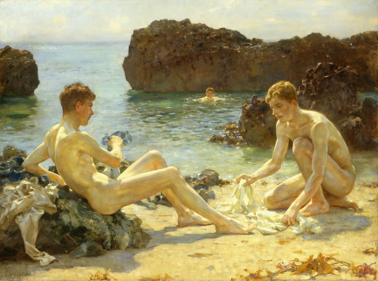 Napfürdőzők, 1927 alkotó: Henry Scott Tuke