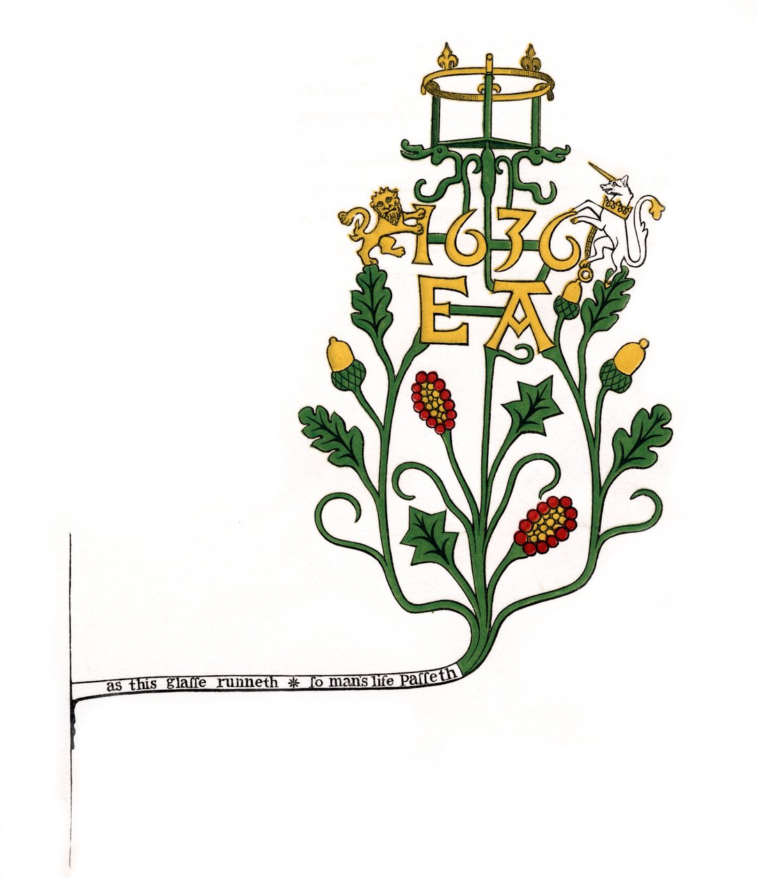 Konzol homokóra alátámasztására, 1636, 1843. alkotó: Henry Shaw