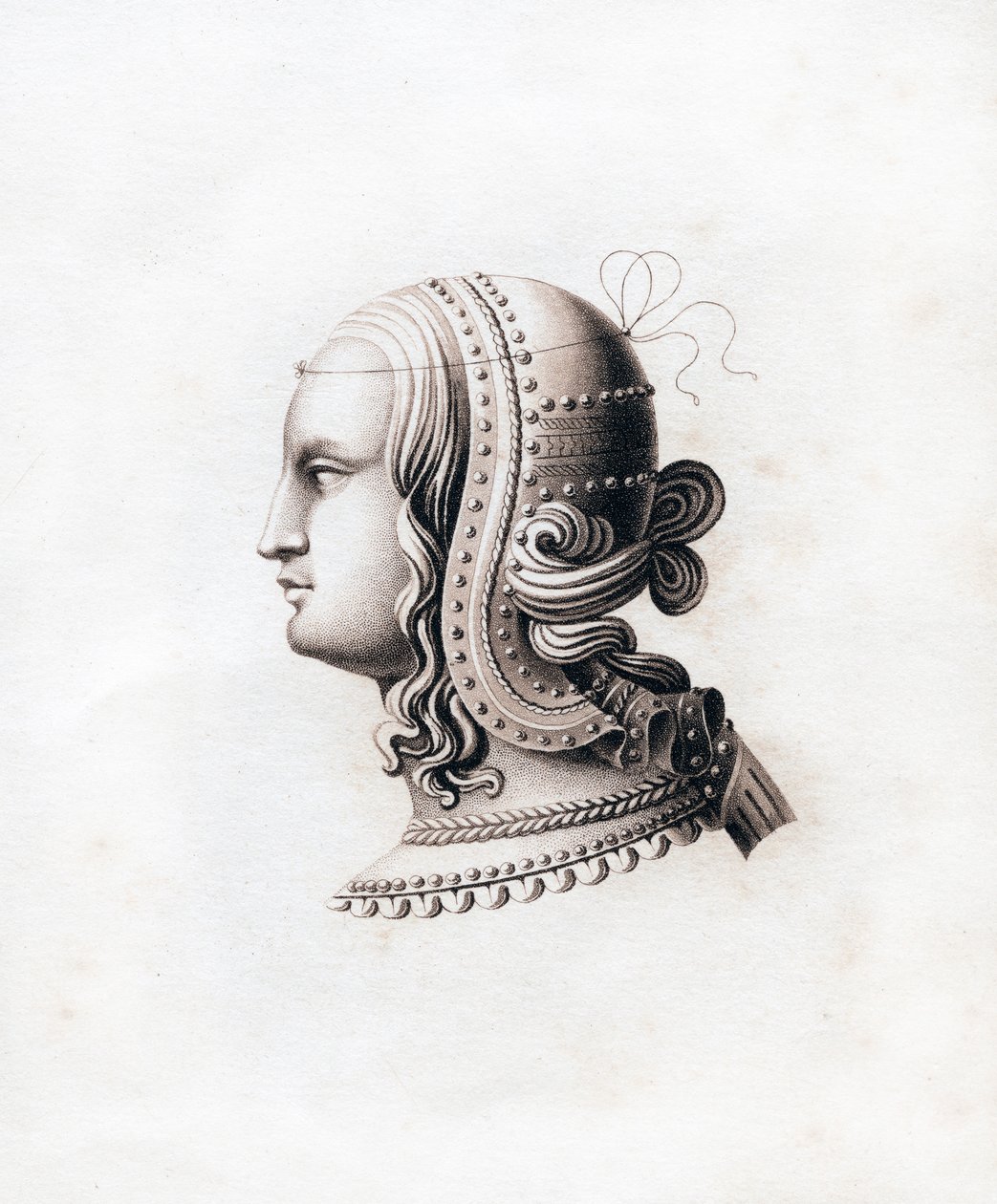 Fejdísz, 16. század eleje, 1843. alkotó: Henry Shaw