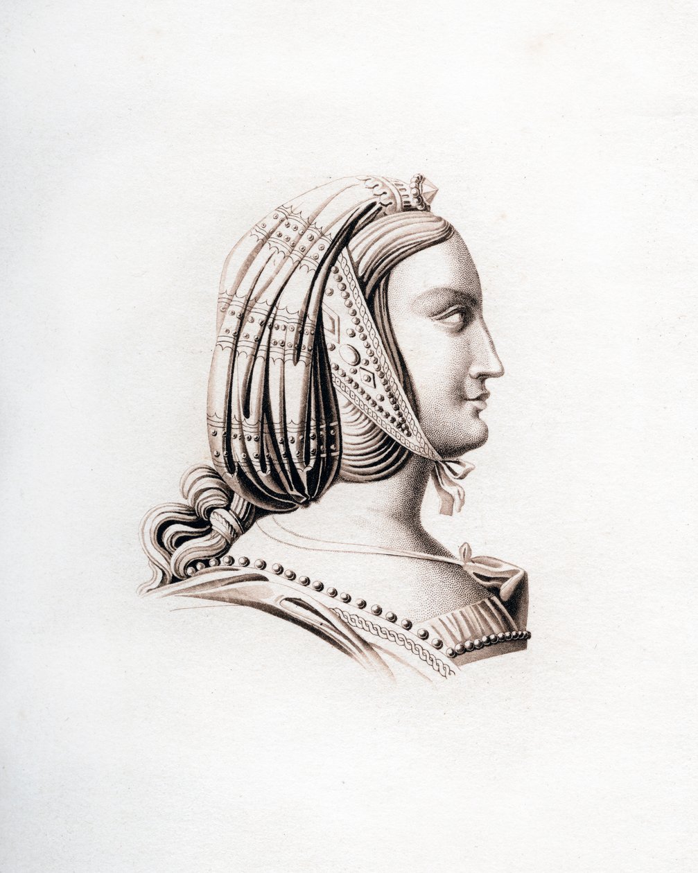 Fejdísz, 16. század eleje, 1843. alkotó: Henry Shaw
