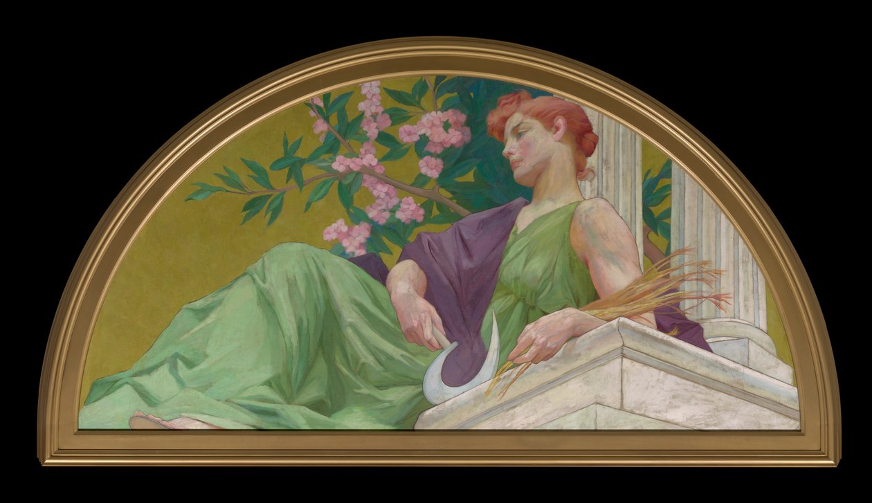 A mezőgazdaság múzsája alkotó: Henry Siddons Mowbray