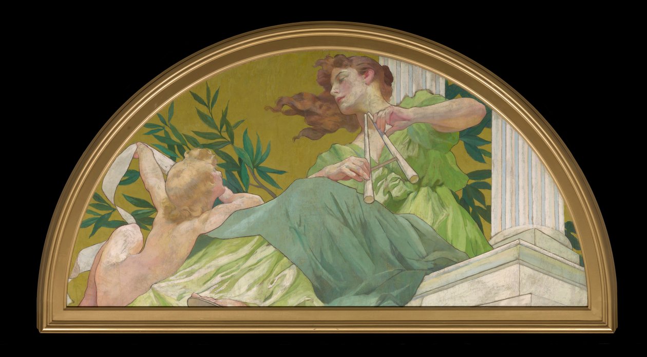 A zene múzsája alkotó: Henry Siddons Mowbray