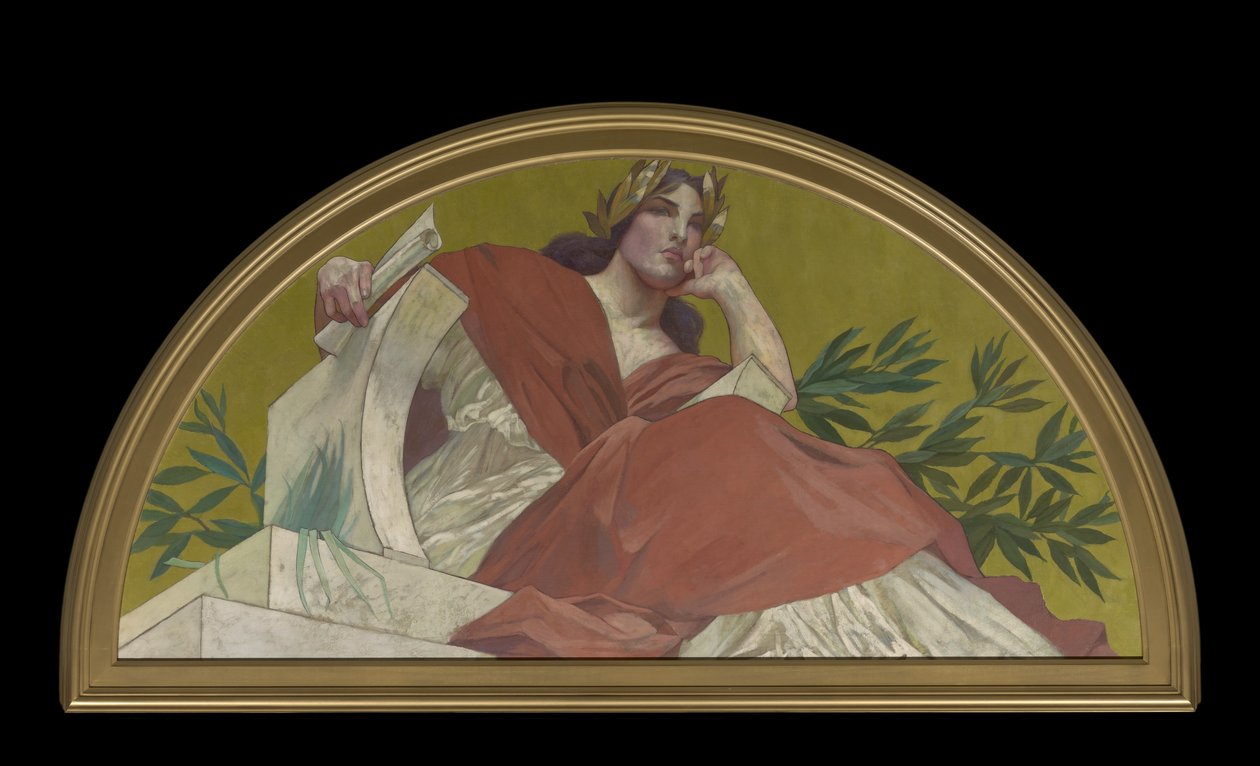 A tragédia múzsája, 1893 alkotó: Henry Siddons Mowbray