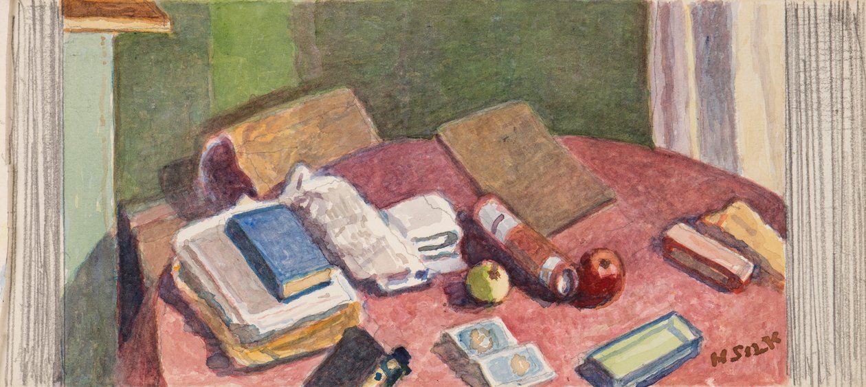 Előszoba asztal, 1930 körül alkotó: Henry Silk