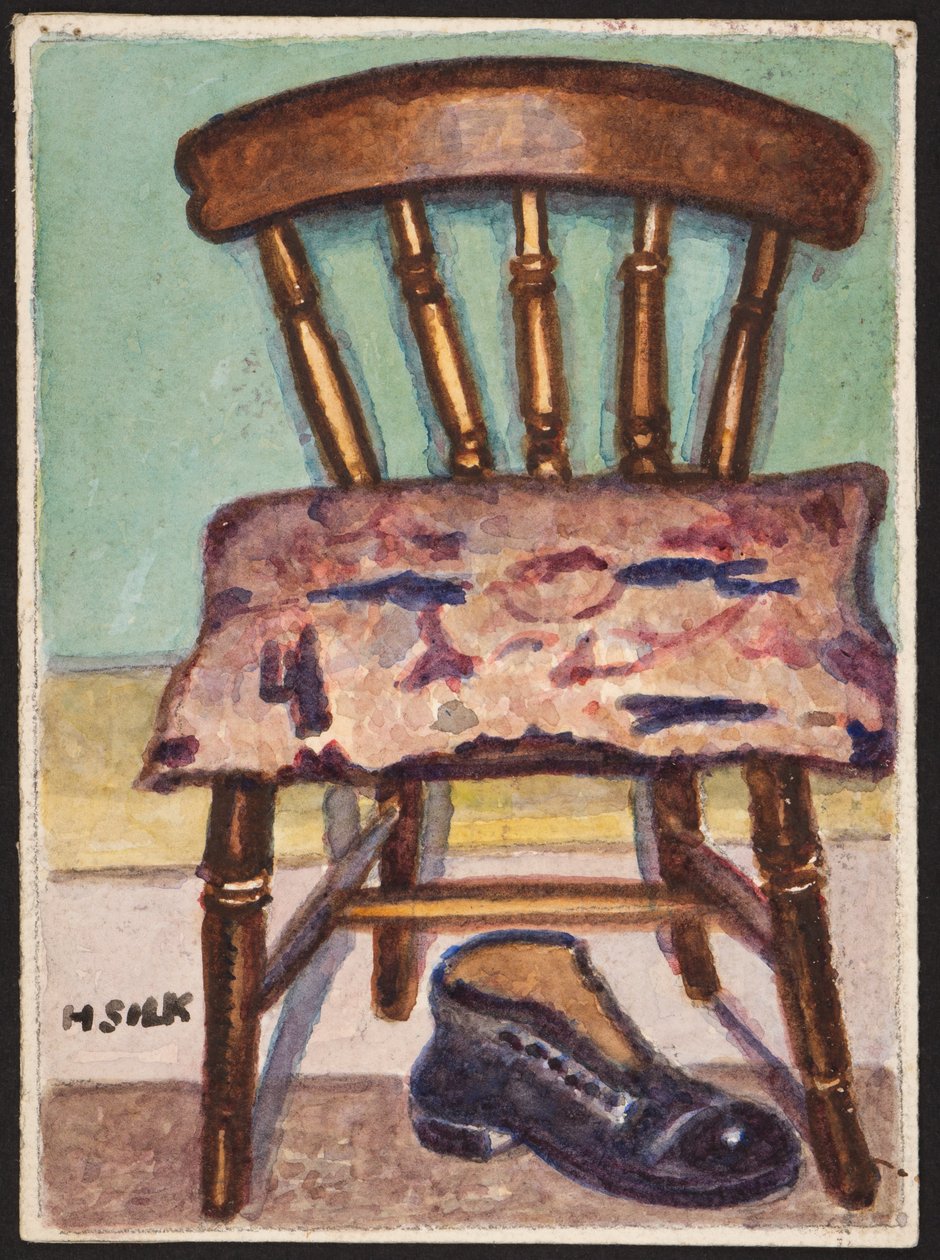 Konyhaszék és csizma, 1930 körül alkotó: Henry Silk