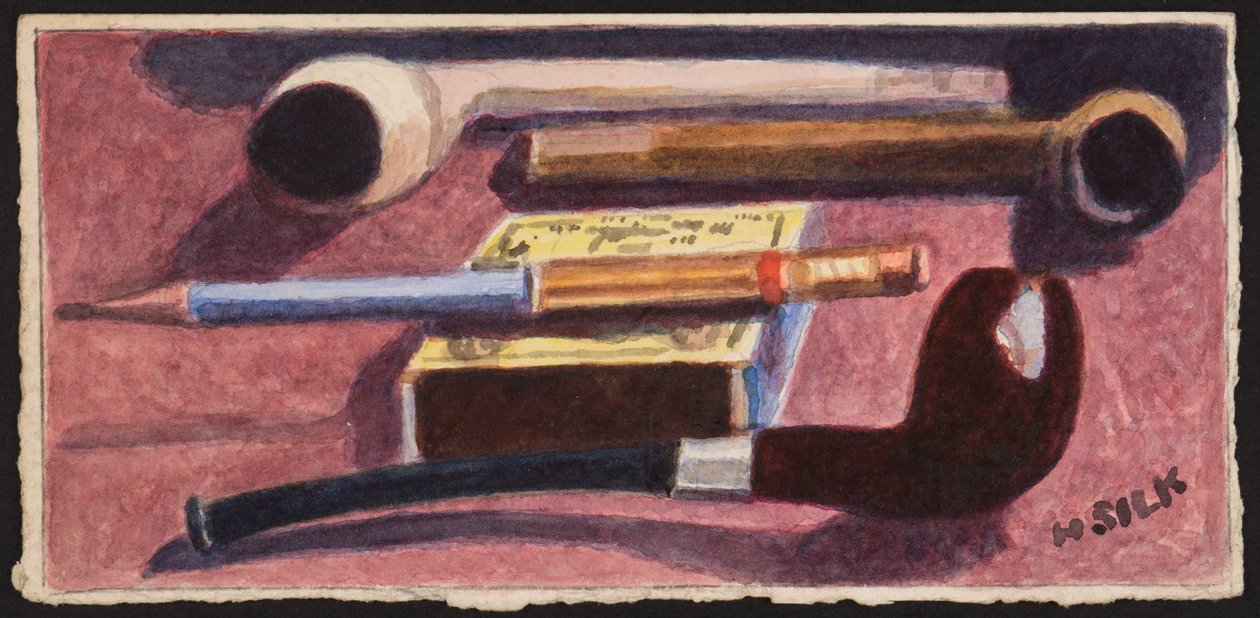 Csövek", 1930 körül alkotó: Henry Silk