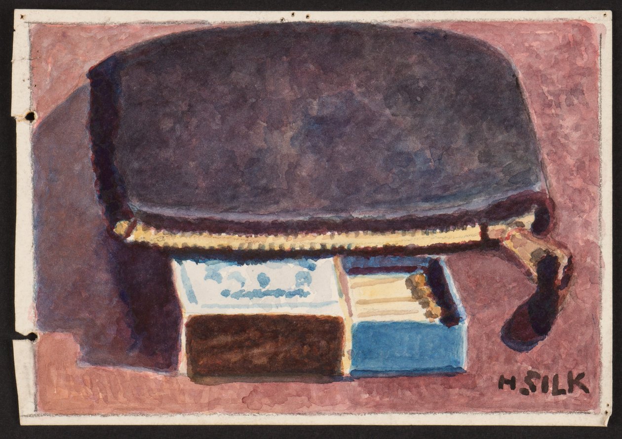 Erszény és gyufa, 1930 körül alkotó: Henry Silk