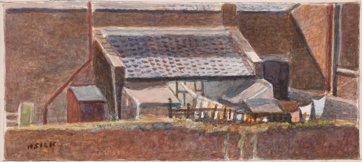 Rounton Road kiágazás, 1930 körül alkotó: Henry Silk