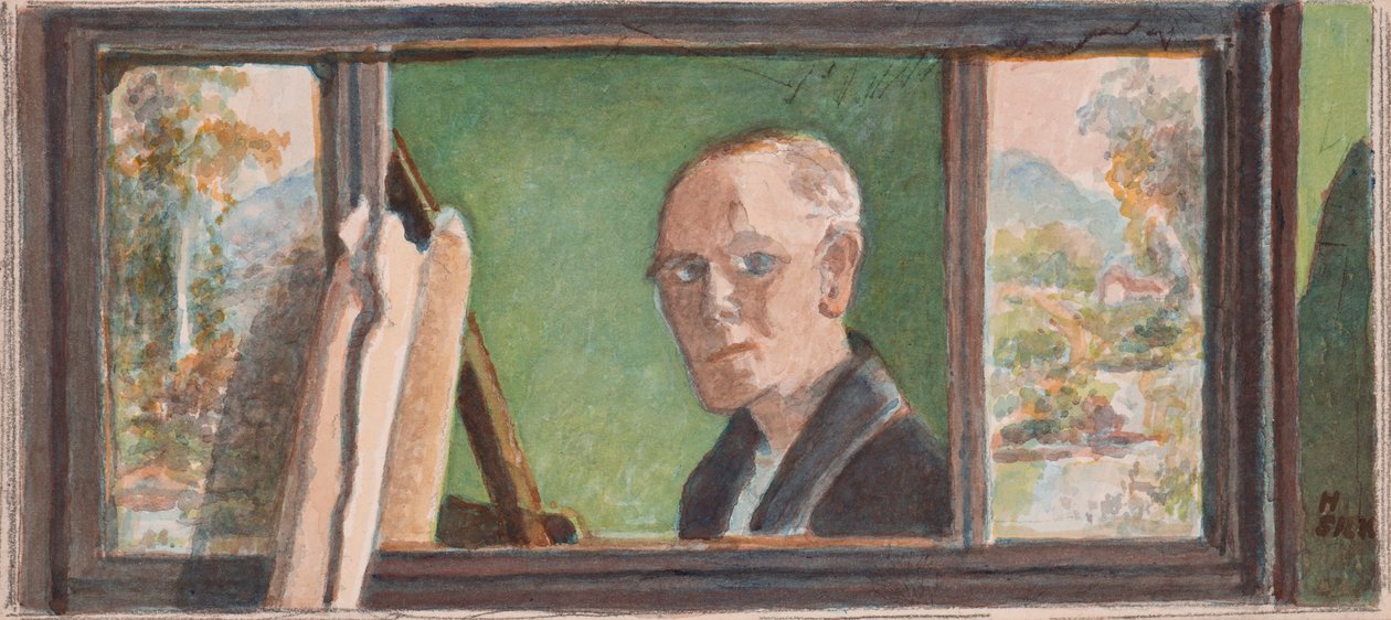 Önarckép, 1930 körül alkotó: Henry Silk
