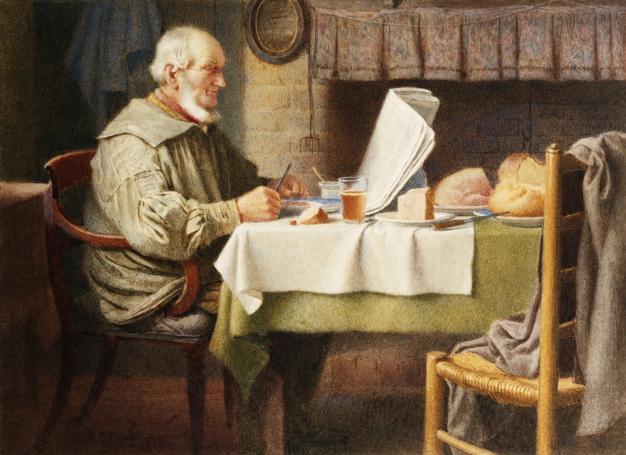 A Hírek olvasása alkotó: Henry Spernon Tozer
