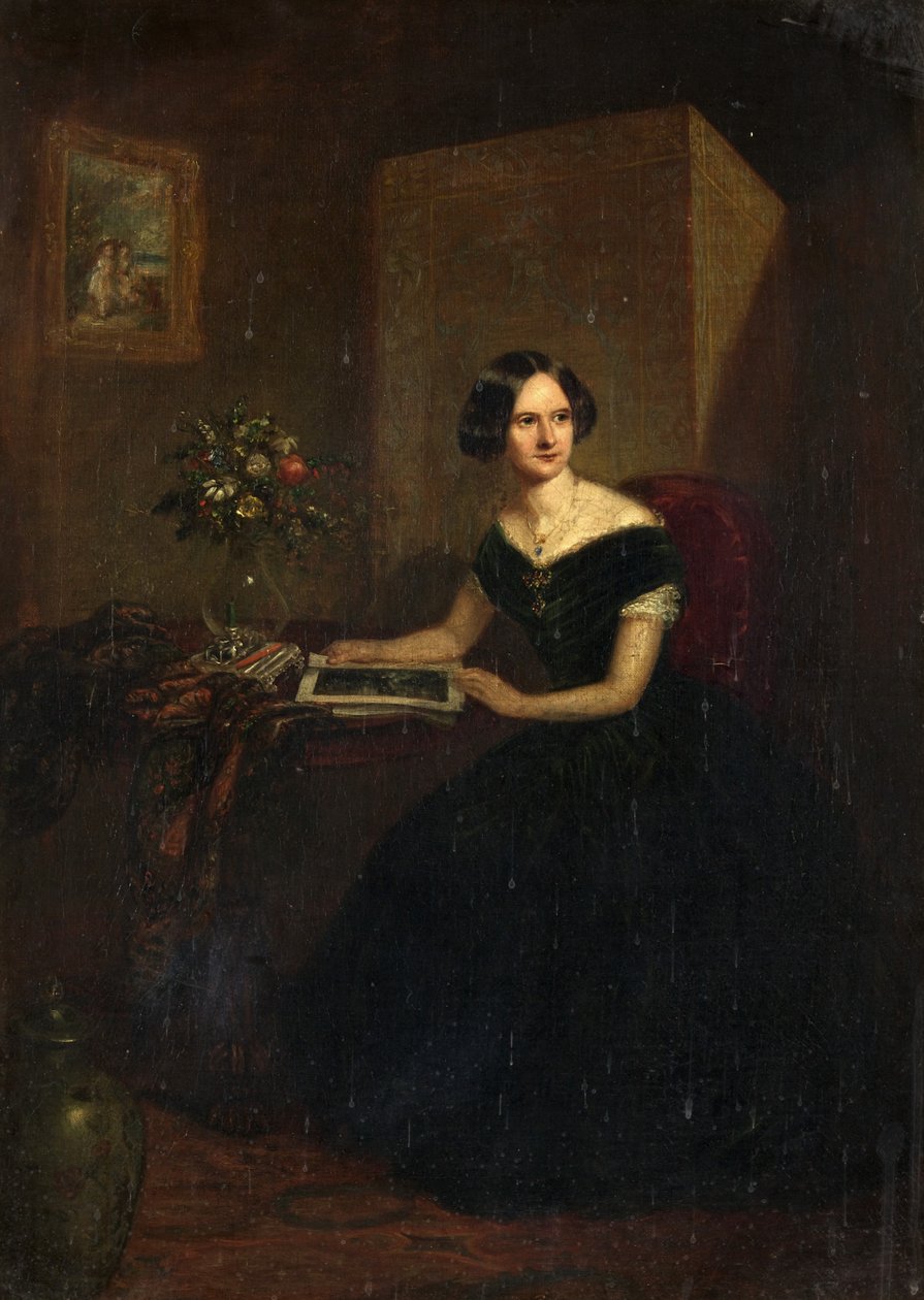 Hölgy portréja (olaj, vászon) alkotó: Henry Spurrier Parkman