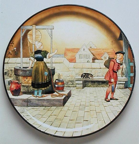 Gyermekiesség, Shakespeare "Az ember hét korszaka" című művének illusztrációja, a Minton