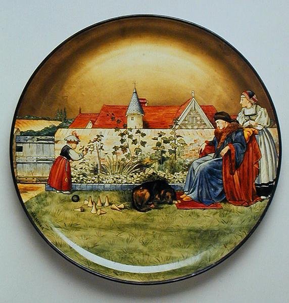 "Sans Everything", Shakespeare "The Seven Ages of Man" című művének illusztrációja, a Minton