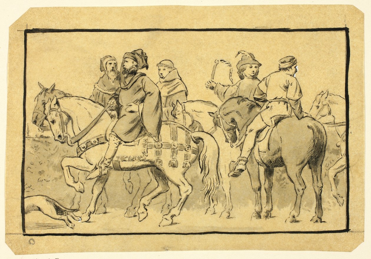 Canterbury zarándokok alkotó: Henry Stacy Marks