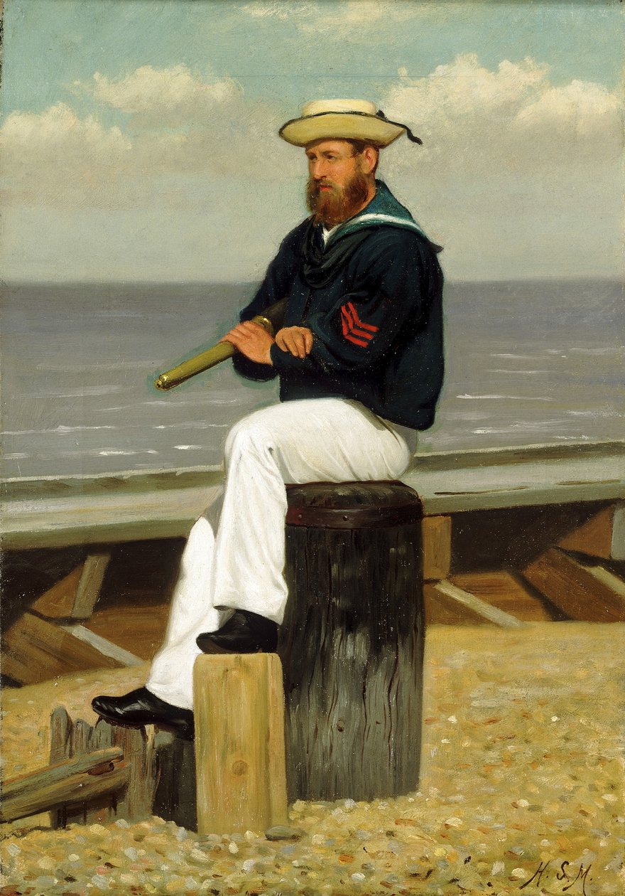 Tengerész a kilátón, 1855 körül (olaj, vászon) alkotó: Henry Stacy Marks