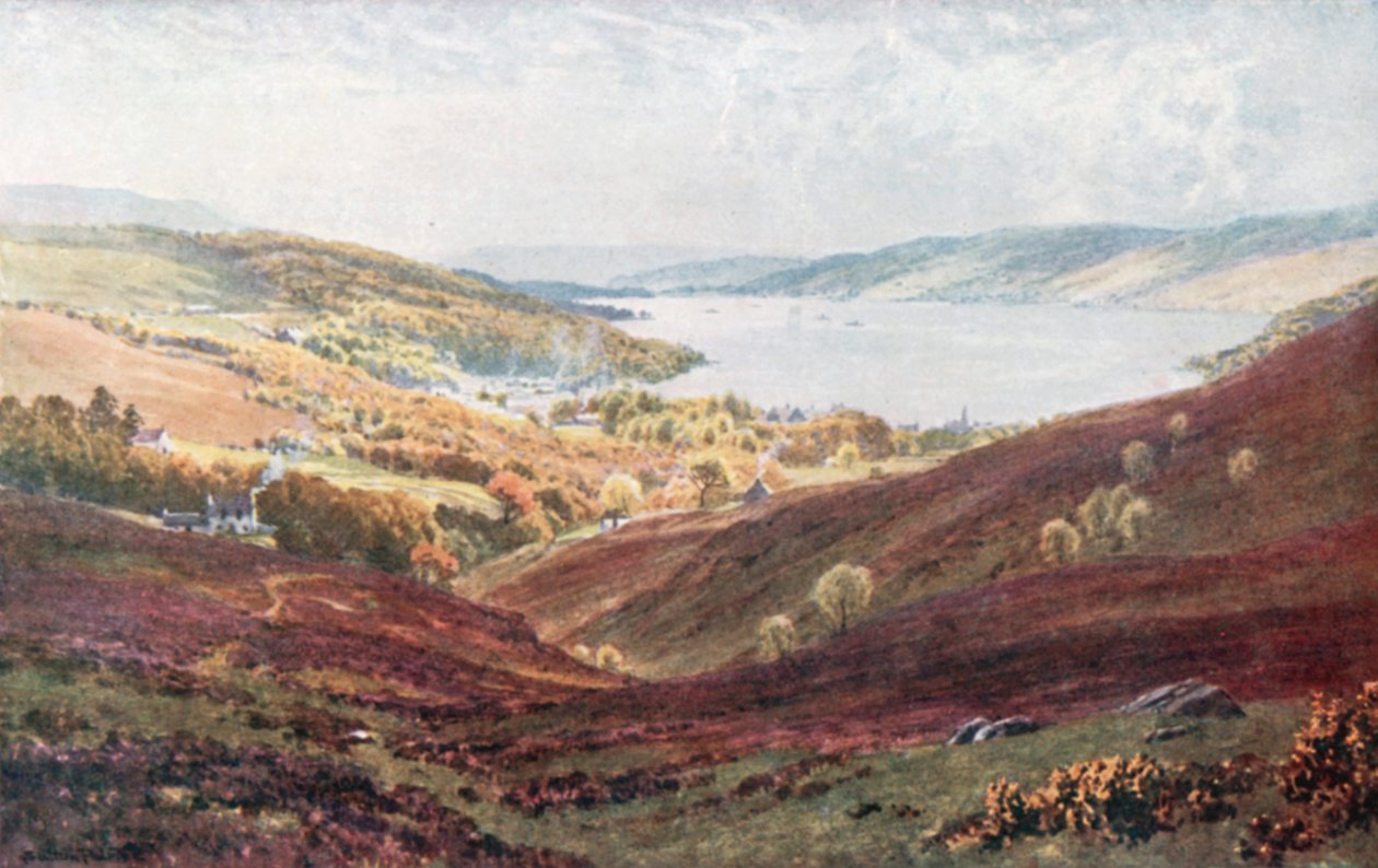 Garelochhead, Dumbarronshire (színes litográfia) alkotó: Henry Sutton Palmer