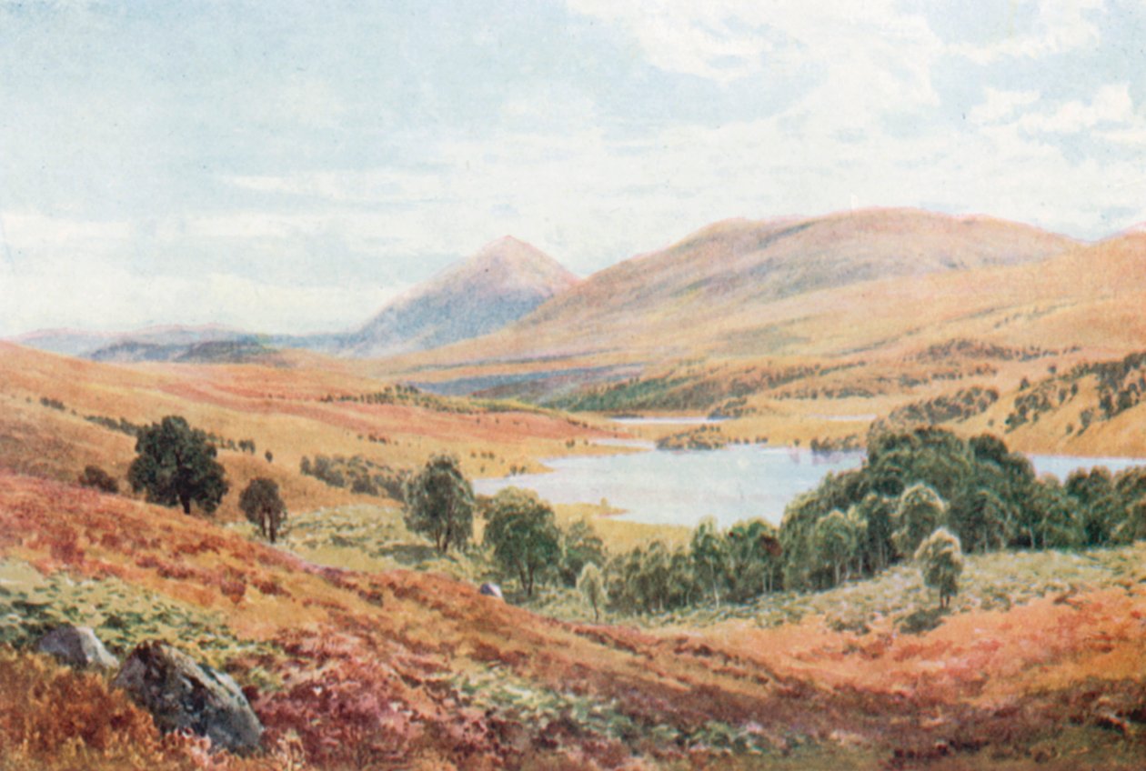 Tomdoun, Glen Garry, Inverness-Shire (színes lithó) alkotó: Henry Sutton Palmer
